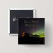 ルイスのDoune Broch、島およびオーロラは記章を付けます 缶バッジ (正面&裏面)