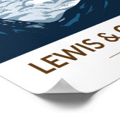 ルイスアンドクラークカーヴァンス州パークモンタナヴィンテージ ポスター (角)