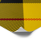 ルイスクレストのクランMacLeodタータンチェック ポスター (角)