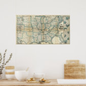 ルイスビルとナッシュビル鉄道2 ポスター (キッチン)