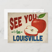 ルイスビルケンタッキーApple – ヴィンテージトラベル ポストカード (正面/裏面)