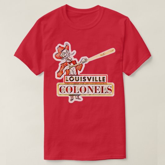 ルイスビルコロネルズ野球 Tシャツ (デザイン正面)
