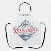 ルイスビルシティケンタッキー統一された州ヴィンテージUSA エプロン (正面)