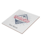 ルイスビルシティケンタッキー統一された州ヴィンテージUSA タイル (側面)