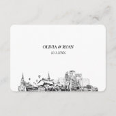 ルイスビル結婚のRSVP伝統的 Mealオプション エンクロージャーカード (裏面)