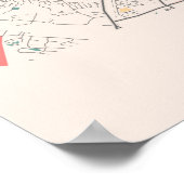 ルイスビル – ケンタッキーチョークシティの地図 ポスター (角)