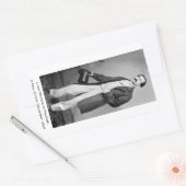 ルイスモラウゴットシャルク 長方形シール (封筒)