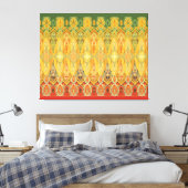 ルイスリヴァントラスフリーズステンシル キャンバスプリント (インサイチュ (寝室))