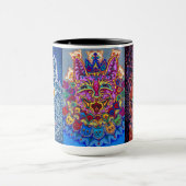 ルイスワインの装飾猫 マグカップ (中央)