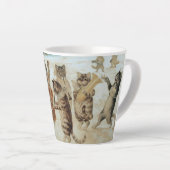 ルイスワーインが歌うキャロル カフェラテマグ (右アングル)