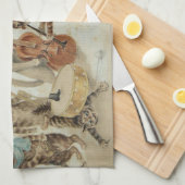 ルイスワーインが歌うキャロル キッチンタオル (四つ折り)