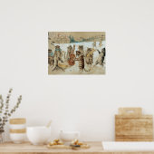 ルイスワーインが歌うキャロル ポスター (キッチン)