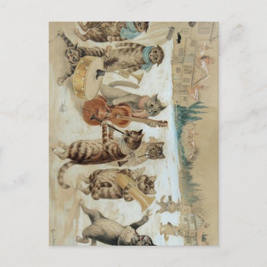 ルイスワーインが歌うキャロル ポストカード (正面)