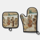 ルイスワーインが歌うキャロル 鍋つかみ&鍋敷きセット (正面)