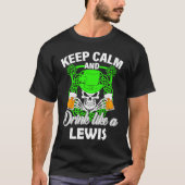 ルイス保st patricks dayのように落ち着いて飲む tシャツ (正面)