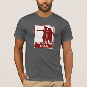 ルイス及びクラークの交通ガイドの印、米国 Tシャツ
