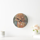 ルイス及びCo.の素晴らしい食料雑貨の短命なもの ラウンド壁時計 (ホーム)