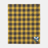 ルイス古代タータンチェックプレイドのスコットランドMacLeod フリースブランケット (正面)