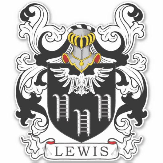 ルイス家紋 シール (正面)