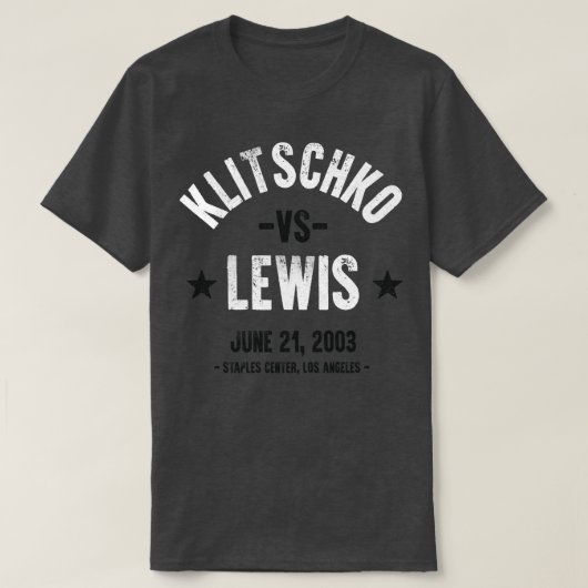 ルイス対クリシュコ Tシャツ (デザイン正面)