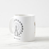 ルイス16&マリーアントワネットスパークル鏡コーヒー コーヒーマグカップ (正面左)