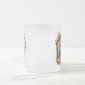 ルイス16&マリーアントワネットスパークル鏡3 フロストグラスマグカップ (中央)