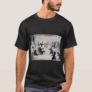 ルイス・ウィンの猫雪合戦 Tシャツ