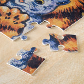 ルイス・ウェインが子猫を連れた猫 ジグソーパズル (側面)