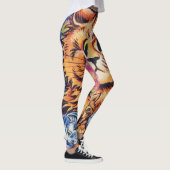 ルイス・ウェインが子猫を連れた猫 レギンス (右)