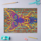 ルイス・ウェインが後ろ足で立つ猫 薄葉紙 (クラフト)