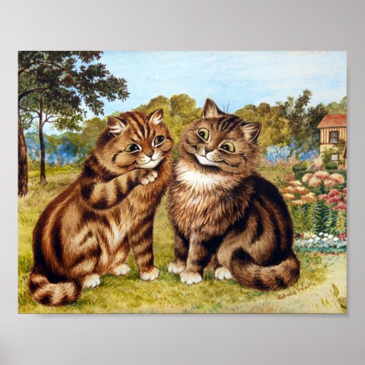 ルイス・ウェインささやき猫 ポスター (正面)