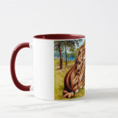 ルイス・ウェインささやき猫 マグカップ (左)