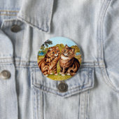 ルイス・ウェインささやき猫 缶バッジ (インサイチュ)