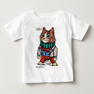 ルイス・ウェインのキャットボーイ ベビーTシャツ