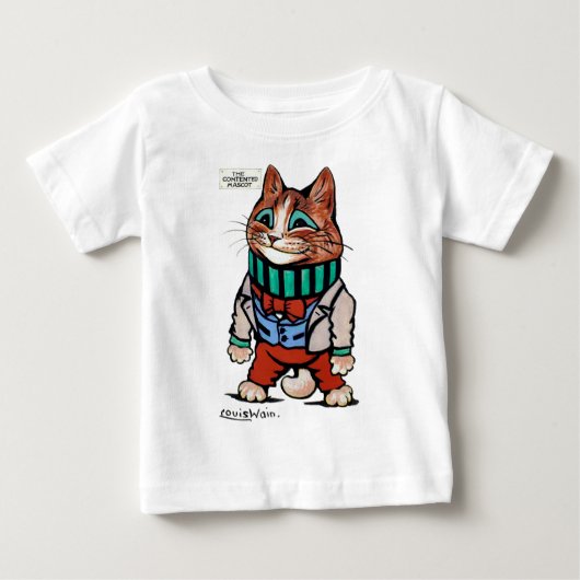 ルイス・ウェインのキャットボーイ ベビーTシャツ (正面)