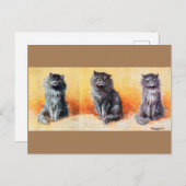 ルイス・ウェインの猫のショー ポストカード (正面/裏面)