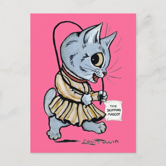 ルイス・ウェインの猫 ポストカード (正面)