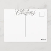 ルイス・ウェインの『クリスマス・タイム・イン・キャットランド』 ポストカード (裏面)