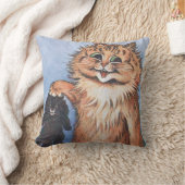 ルイス・ウェイン猫と子猫 クッション (ブランケット)