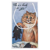 ルイス・ウェイン猫と子猫 スモールペーパーバッグ (裏面)