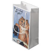 ルイス・ウェイン猫と子猫 スモールペーパーバッグ (裏面アングル)