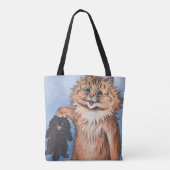 ルイス・ウェイン猫と子猫 トートバッグ (裏面)