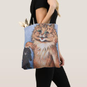 ルイス・ウェイン猫と子猫 トートバッグ (クローズアップ)