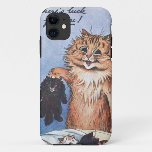ルイス・ウェイン猫と子猫 Case-Mate iPhoneケース (裏面)