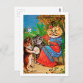 ルイス・ウェイン・キテンス&レディ ポストカード (正面/裏面)