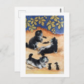 ルイス・ウェイン・子猫とネズミ ポストカード (正面/裏面)