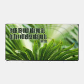 ルイス・キャス感動的引用文「疑い」 デスクマット (正面)