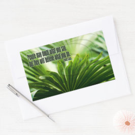 ルイス・キャス感動的引用文「疑い」 長方形シール