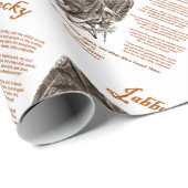 ルイス・キャロルによるジャベルワッキー詩（黒加算器） ラッピングペーパー (ロールコーナー)