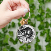 ルイス・キャロルのチェシャー猫 キーホルダー (手)